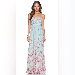 BCBG Amber Dress in Aqua Mist Combo